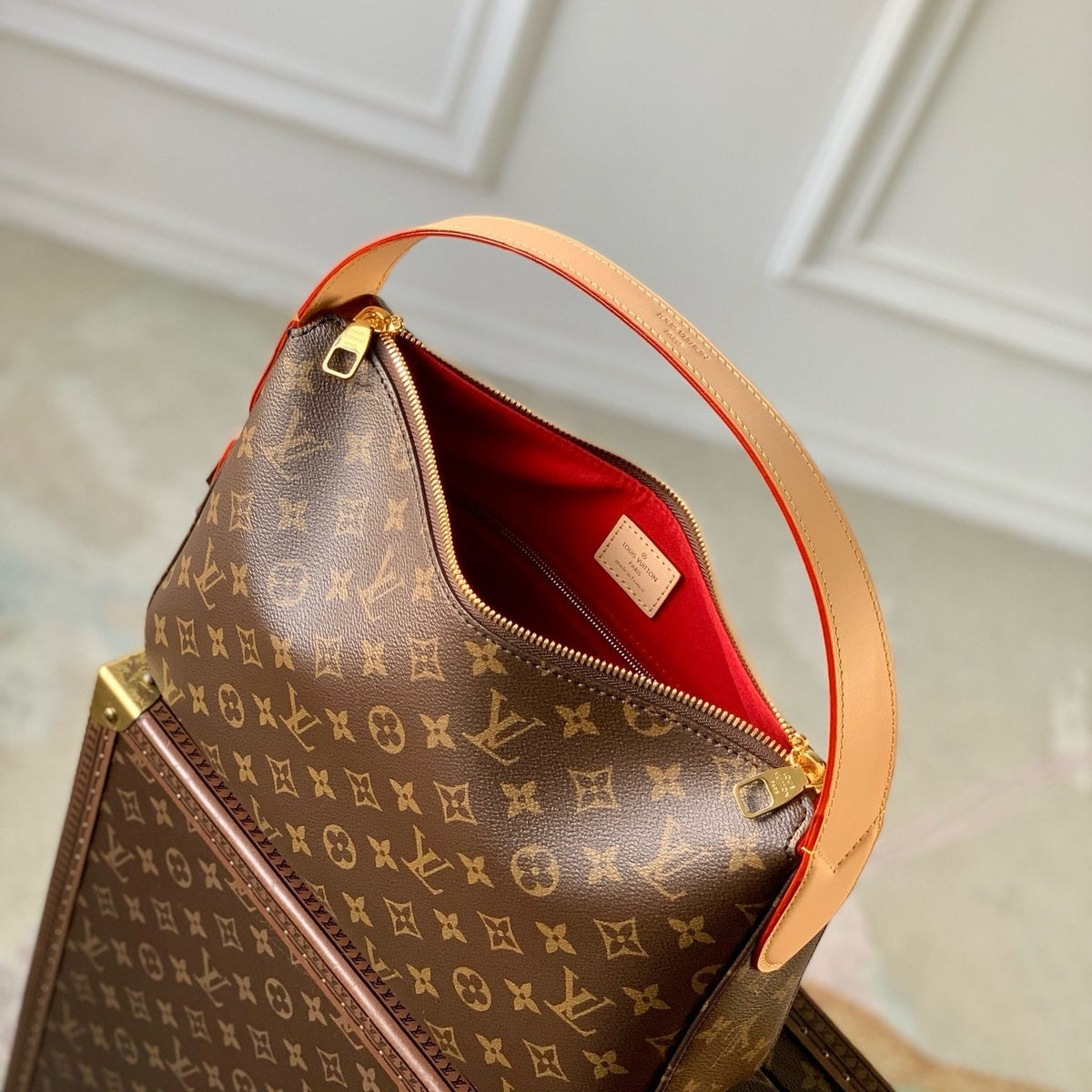 Louis Vuitton Bags- Louis Vuitton Lou Slouchy Pm Bag Elegant Everyday Designer Handbag