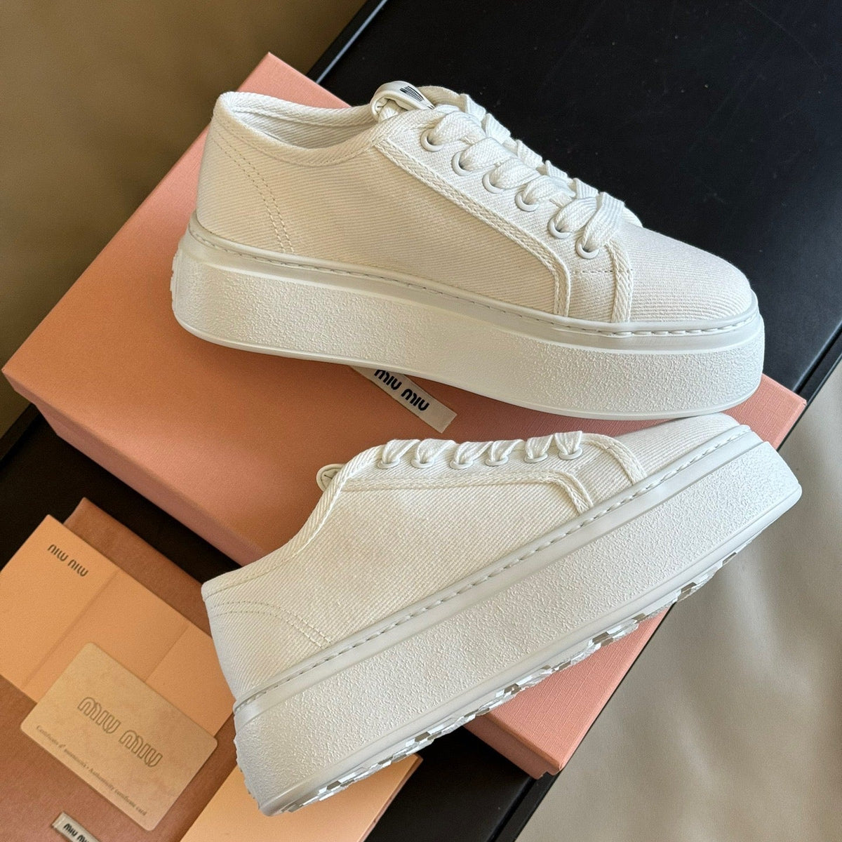 Shoes- Miu M Trainers Luxury Lifestyle Designer Footwear