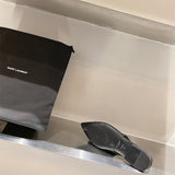 Saint Laurent designer shoes full view