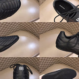 Balenciaga Chocolate Brown Pointed-Toe Stiletto Heels - Back View