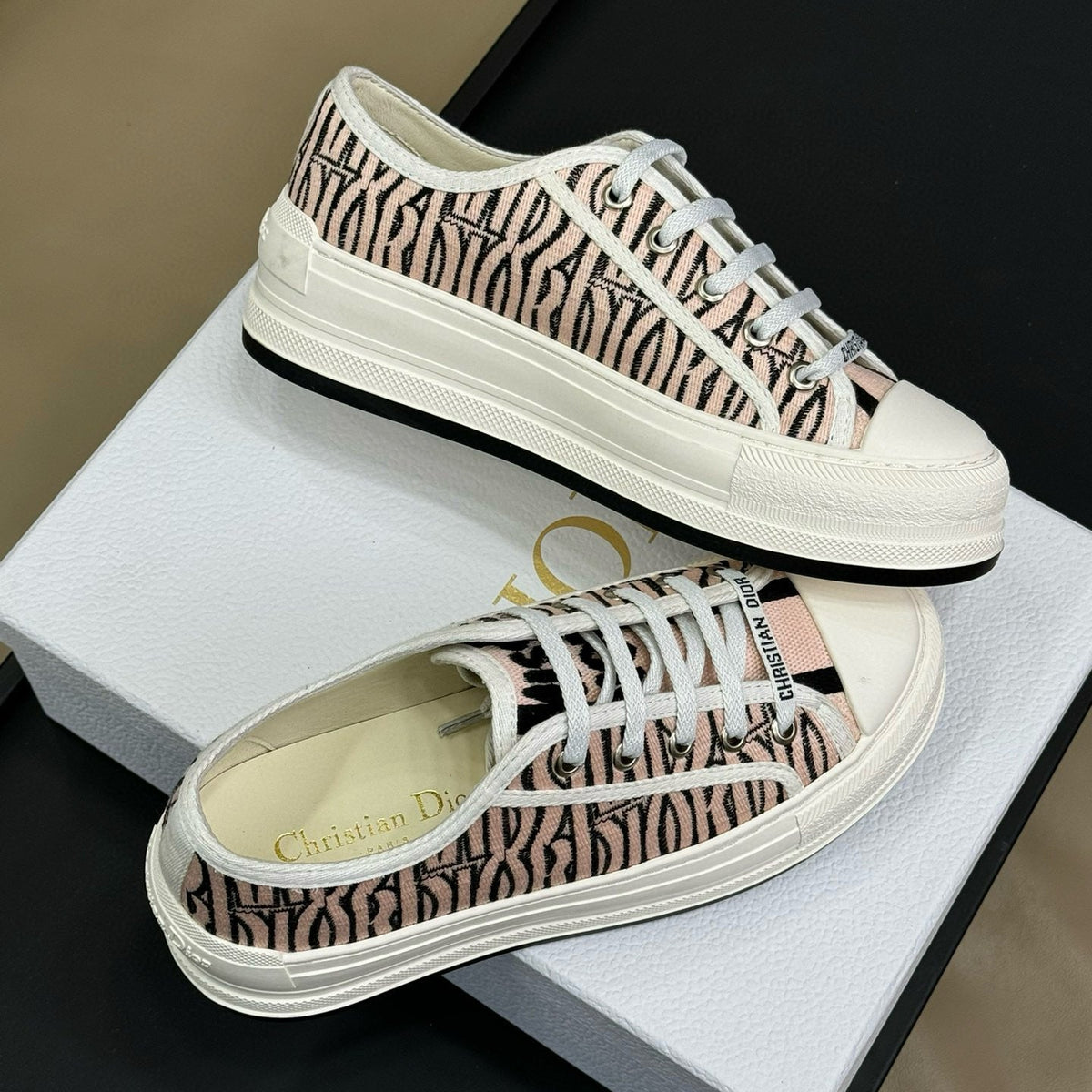 Dior Shoes- Dior Platform Sneaker Premium Designer Casual Shoes
