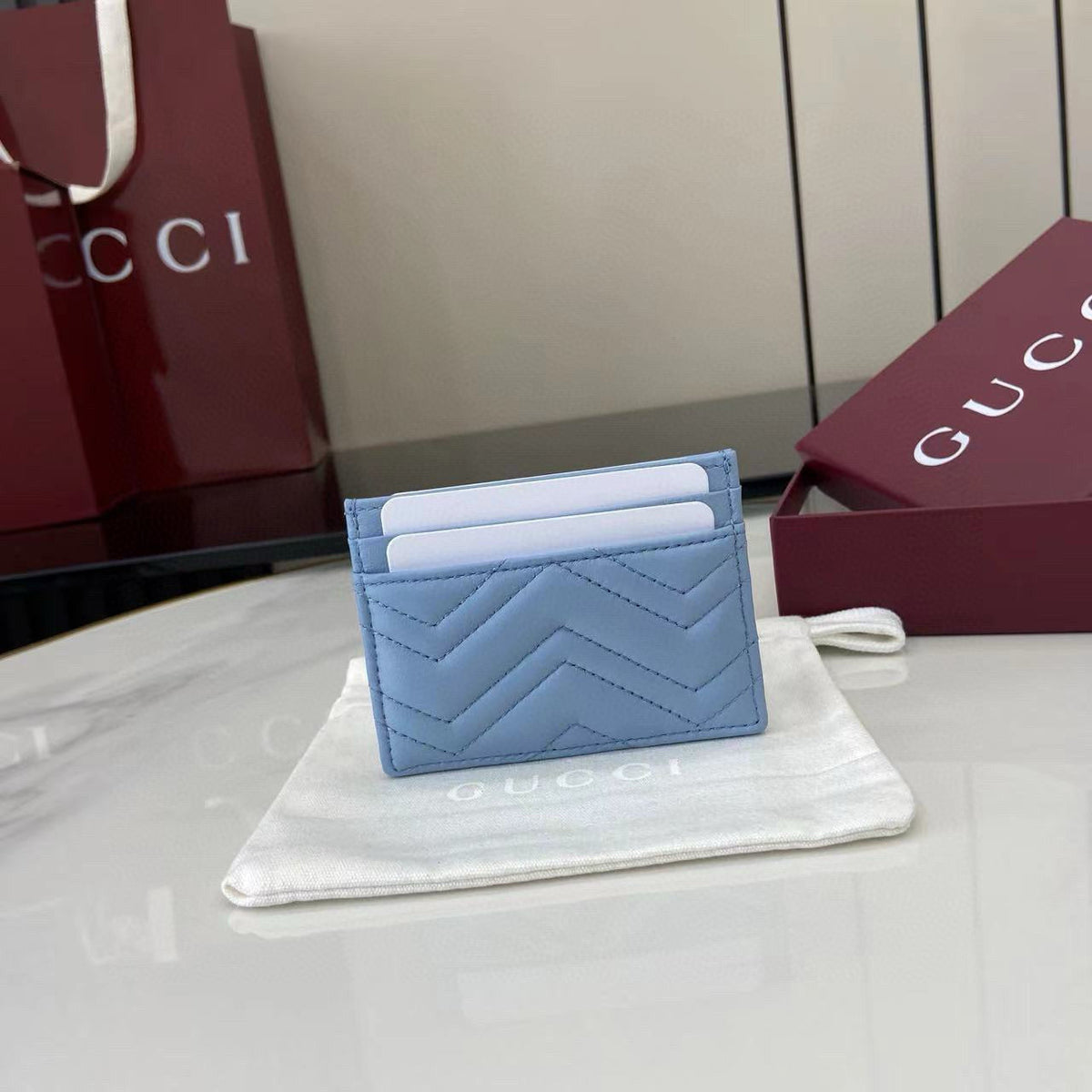 Gucci Wallets- Gucci Card Holder Premium Leather Designer Wallet