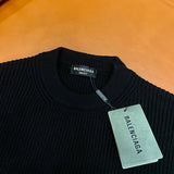Close-up of Balenciaga designer clothing craftsmanship