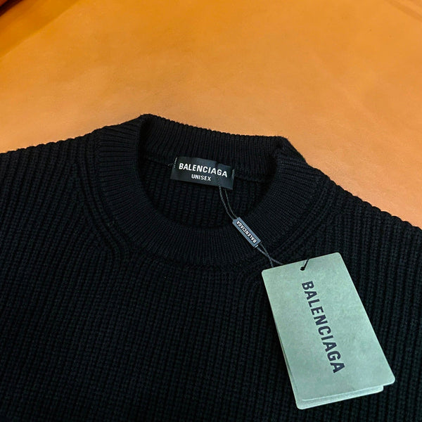 Close-up of Balenciaga designer clothing craftsmanship