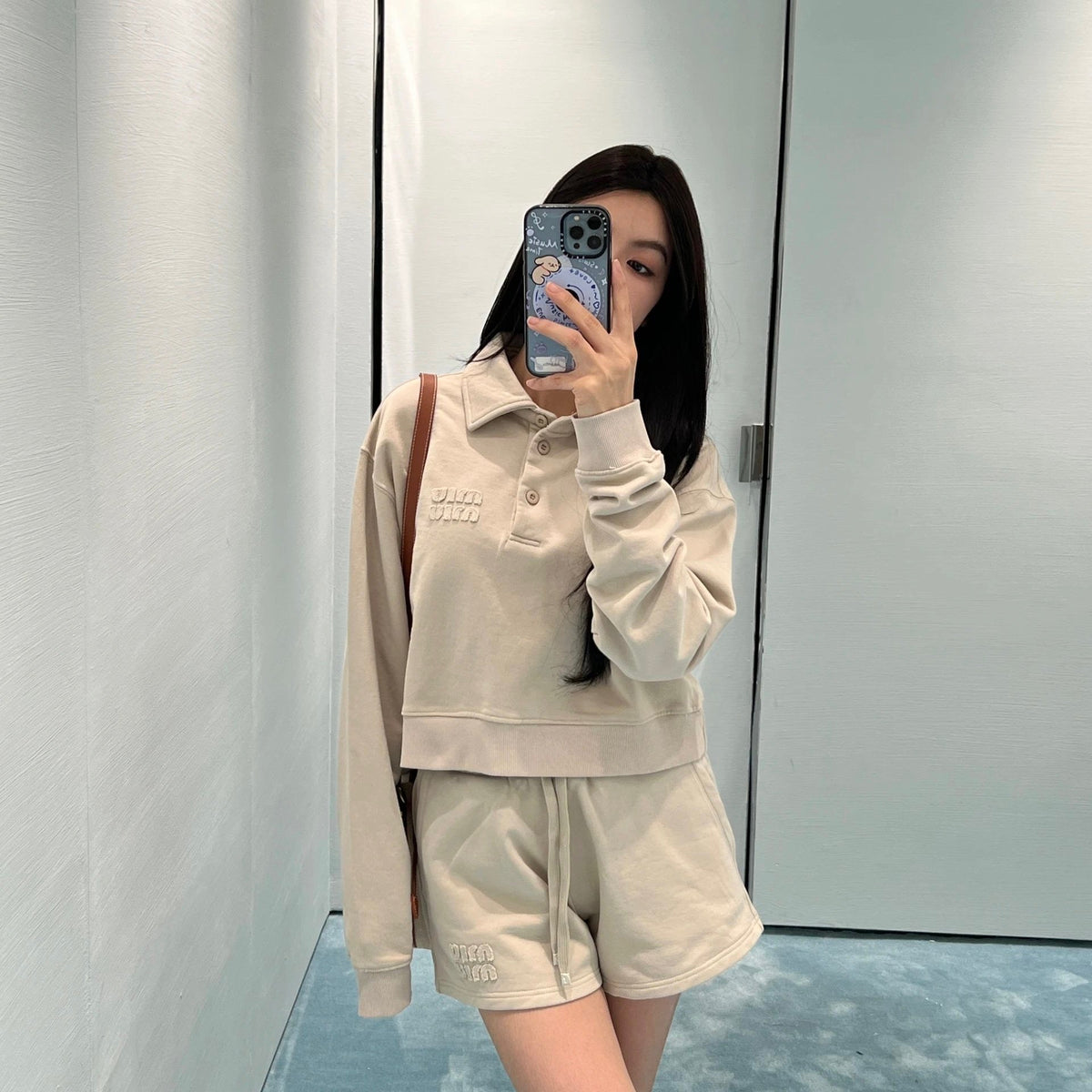 Hoodies- Miu M Sweatshirt Comfortable Luxury Streetwear Hoodie
