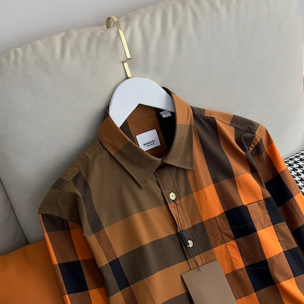 Close-up of Burberry designer clothing craftsmanship