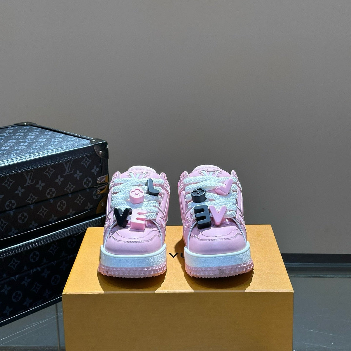 Louis Vuitton Shoes- Louis Vuitton Lou Trainers Comfortable Everyday Designer Shoes