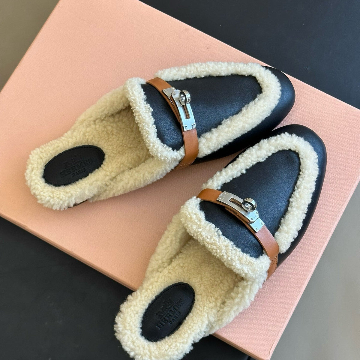 Accessories- Herm Kelly Mules Luxury Designer Fashion Accessory