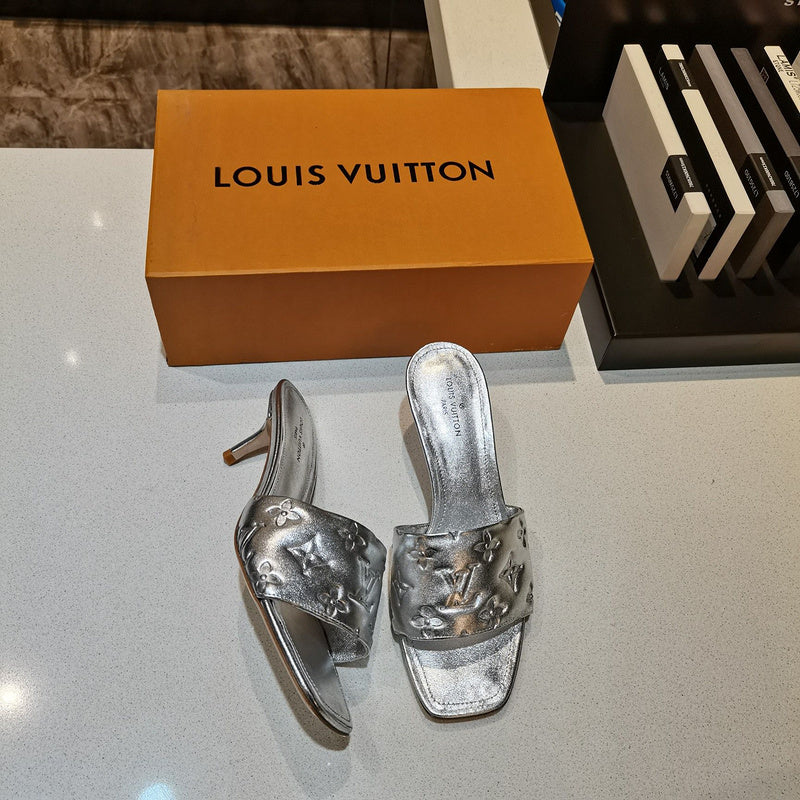 Louis Vuitton Camel Chelsea Boots - Angled View