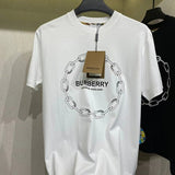 Burberry luxury t-shirt detail shot