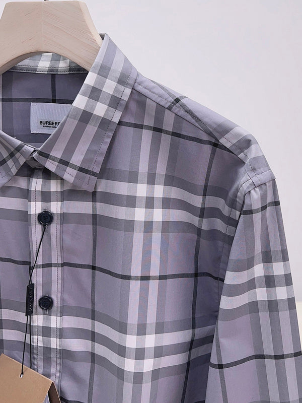 Close-up of Burberry designer clothing craftsmanship