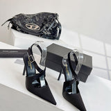 Saint Laurent shoes front view designer style