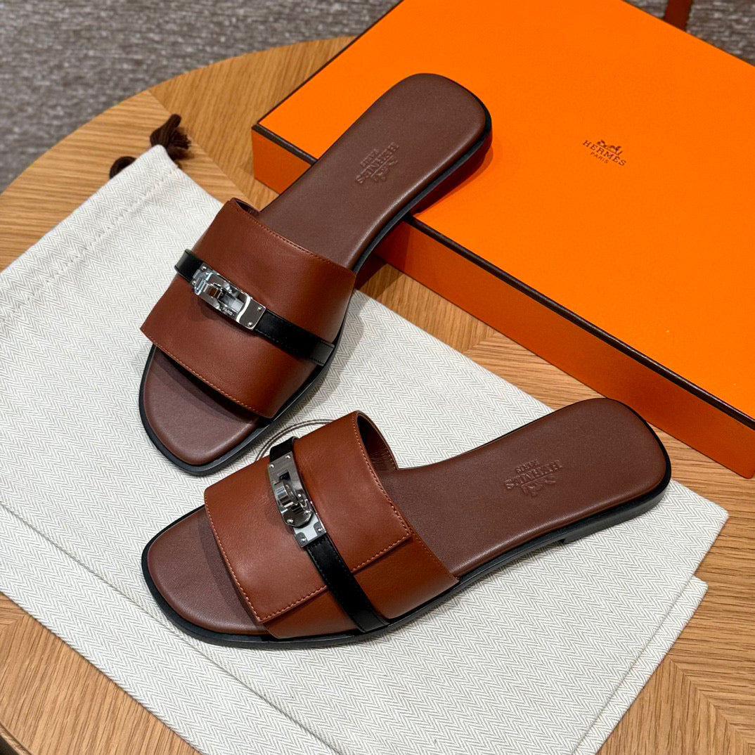 Shoes- Herm Giulia Sandals Premium Designer Casual Shoes