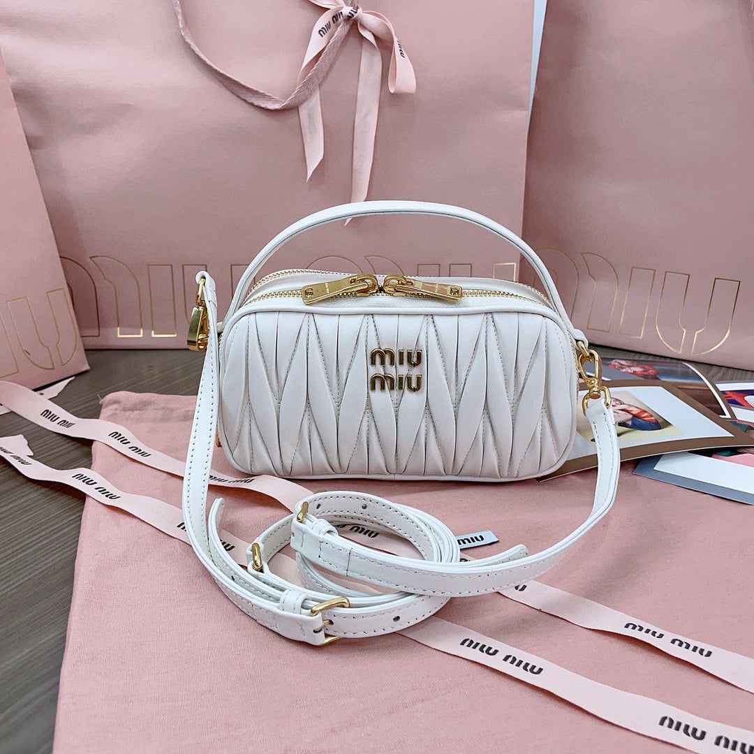 Bags- Miu M Matelasse Shoulder Bag Premium Designer Shoulder Bag