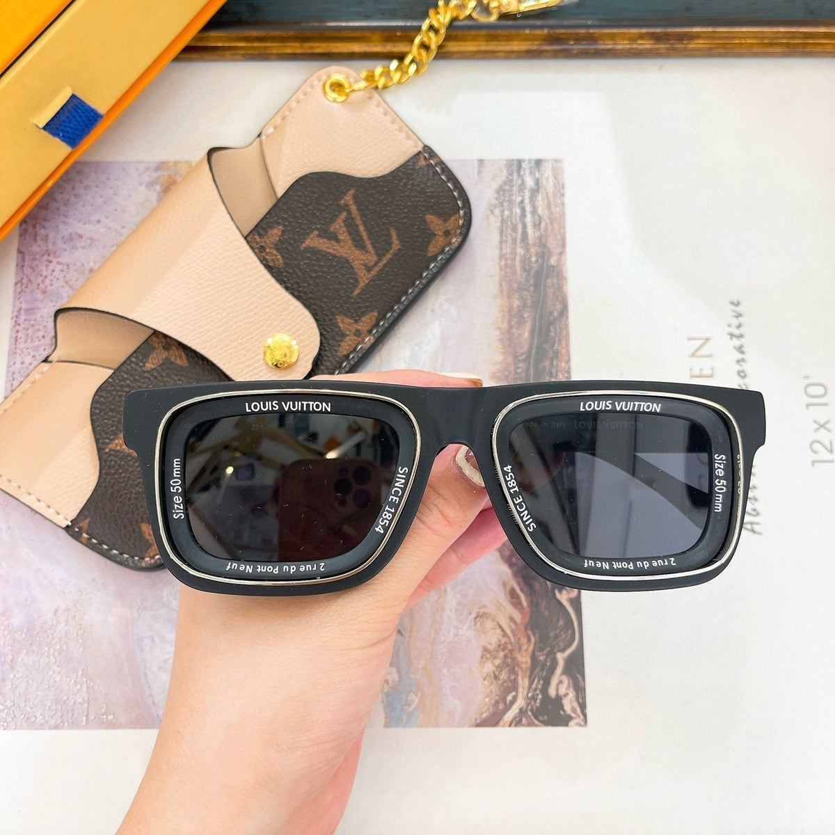 Louis Vuitton Sunglasses- Louis Vuitton Lou Sunglasses Luxury Designer UV Sunglasses
