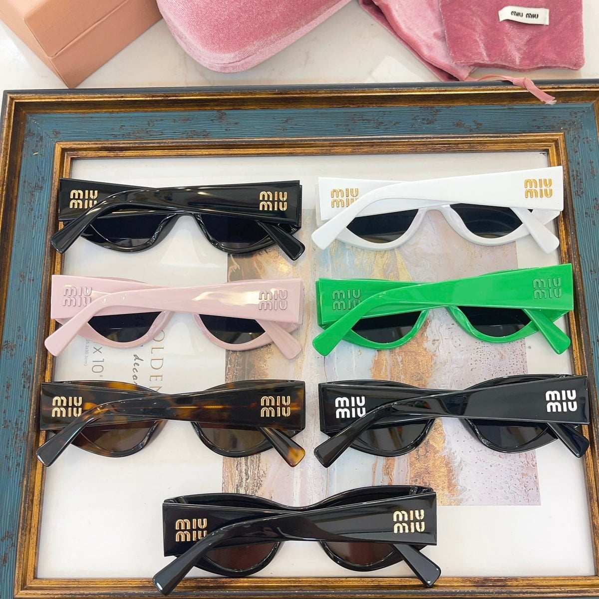 Sunglasses- Miu M Sunglasses Premium Fashion Designer Sunglasses