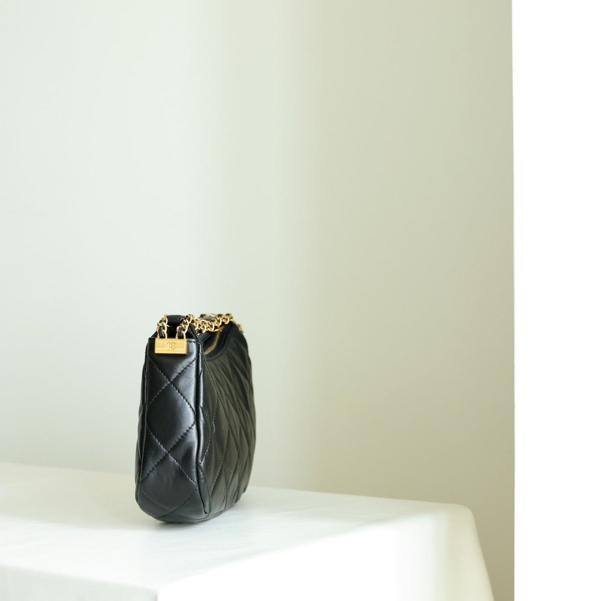 Front view of Chanel 23K Hobo Bag premium bag