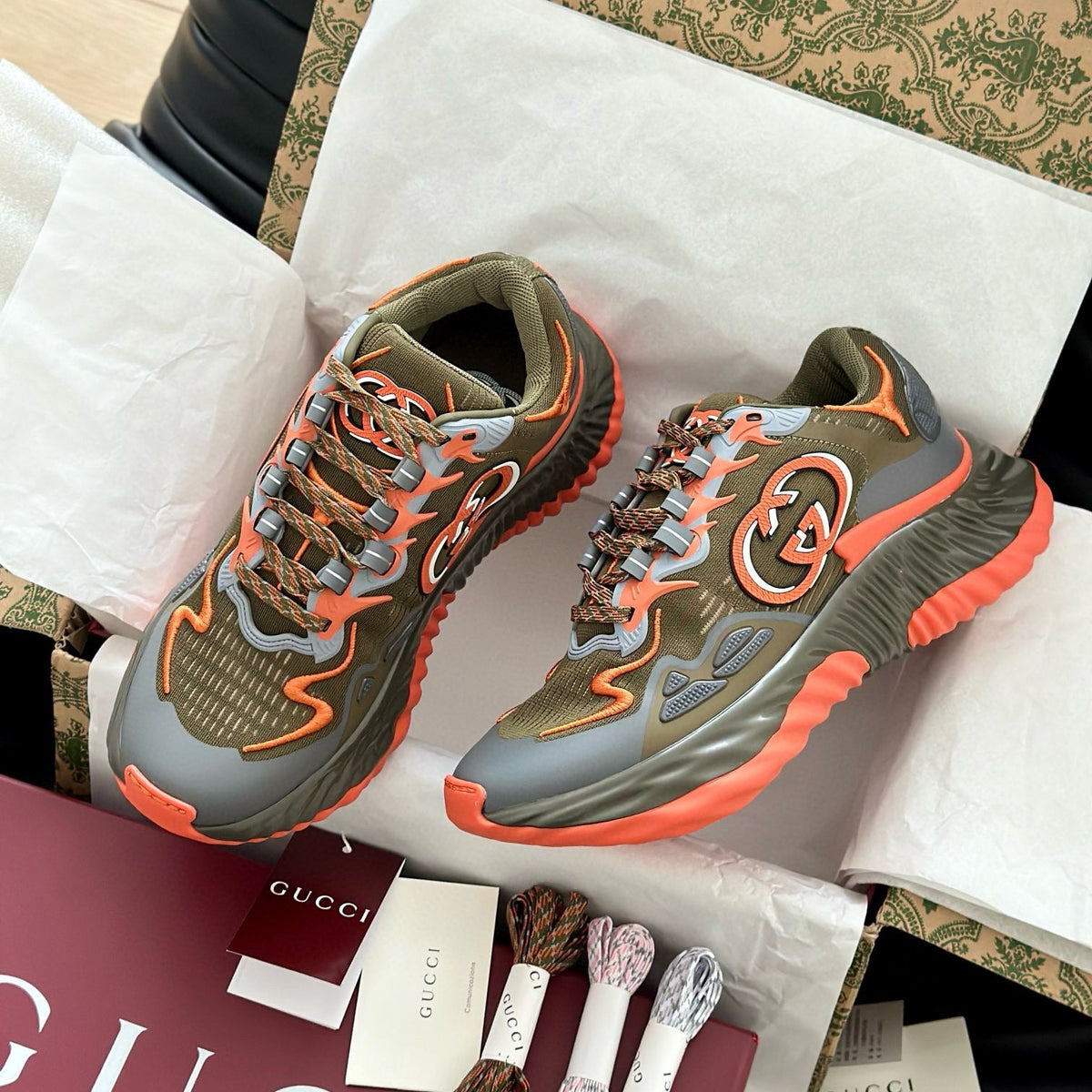 Gucci Shoes- Gucci Ripple Trainers Luxury Lifestyle Designer Footwear