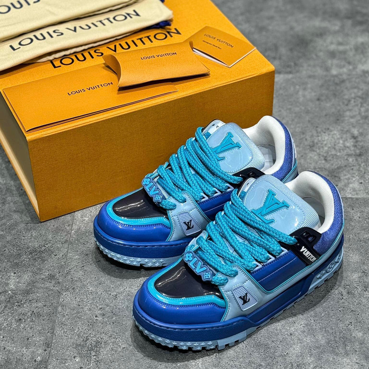 Louis Vuitton Shoes- Louis Vuitton Lou Trainers Premium Designer Casual Shoes