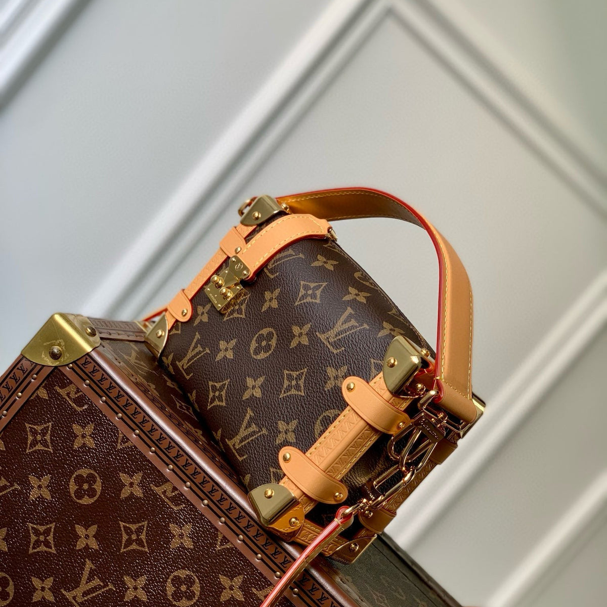 Louis Vuitton Bags- Louis Vuitton Lou Side Trunk Pm Bag Premium Designer Shoulder Bag