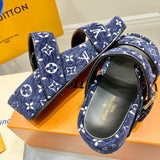 Louis Vuitton Red Combat Boots - Lifestyle Styling Shot