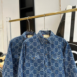Gucci Denim Overshirt detail shot – designer craftsmanship and quality