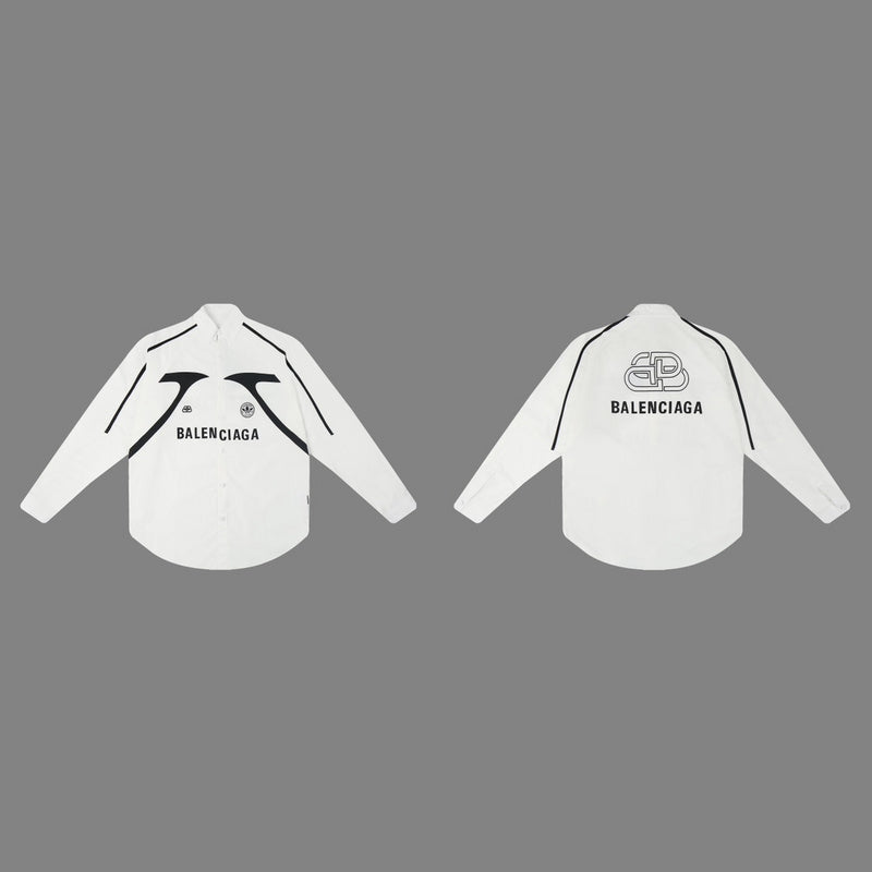 Balenciaga luxury t-shirt detail shot