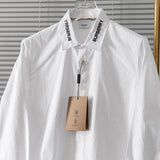 Close-up of Burberry designer clothing craftsmanship
