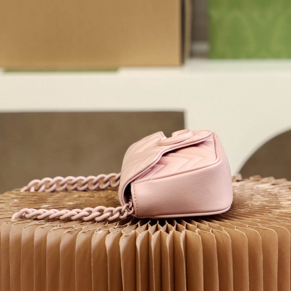 Gucci Bags- Gucci Marmont Super Mini Bag Luxury Designer Leather Handbag