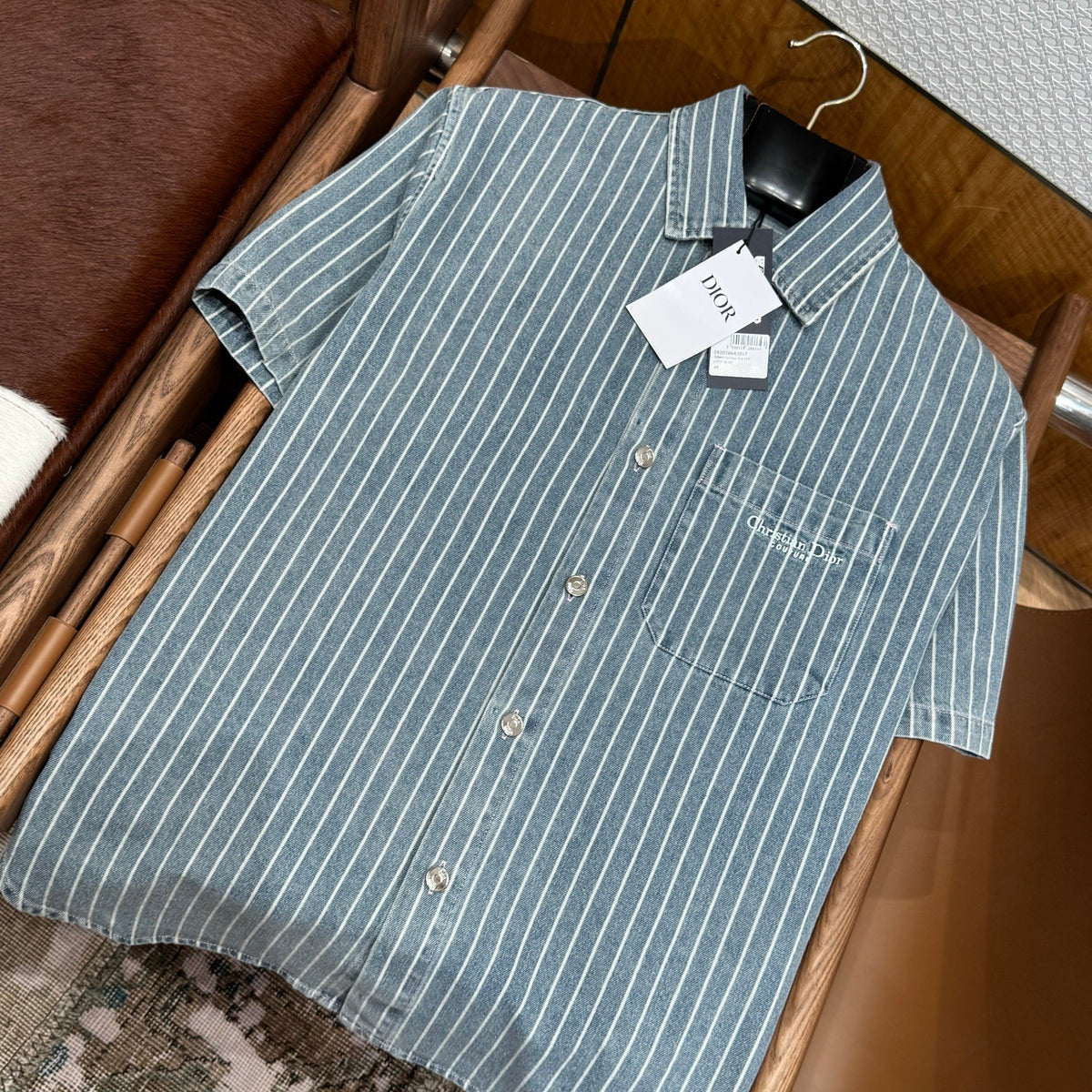 Dior Tops- Dior Denim Shirt Premium Designer Casual Top