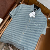 Christian Dior Denim Shirt detail shot – authentic designer craftsmanship