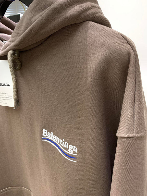 Close-up of Balenciaga designer clothing craftsmanship
