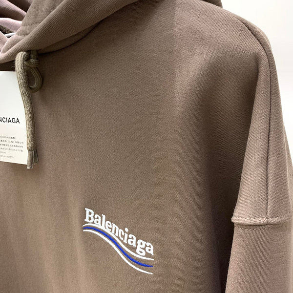 Close-up of Balenciaga designer clothing craftsmanship
