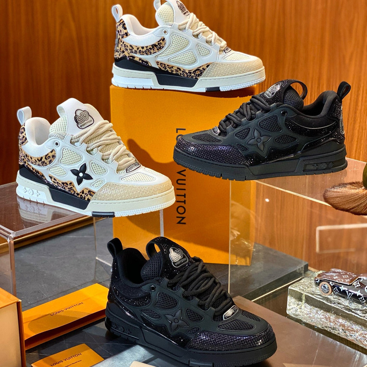 Louis Vuitton Shoes- Louis Vuitton Lou Skate Trainers Luxury Lifestyle Designer Footwear