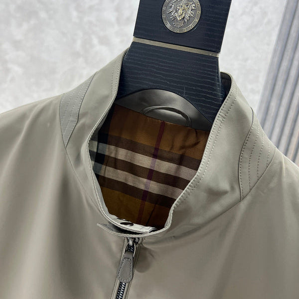 Close-up of Burberry designer clothing craftsmanship