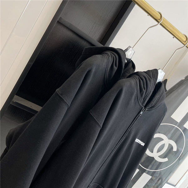 Close-up of Balenciaga designer clothing craftsmanship