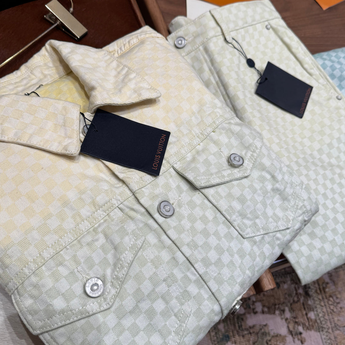 Louis Vuitton Jackets- Louis Vuitton Lou Denim Jacket Luxury Designer Outerwear Jacket