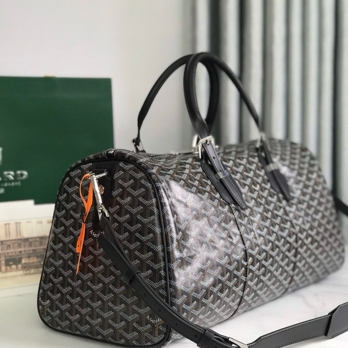 Bags- Goya Boston 45 Bag Luxury Designer Leather Handbag