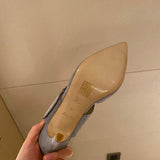 Louis Vuitton Burgundy Slingback Heels - Toe Detail View