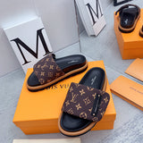 Louis Vuitton Red Low-Top Sneakers - Front View