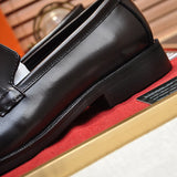 Hermès Chocolate Brown Bow-Detail Flats - Lifestyle Styling Shot