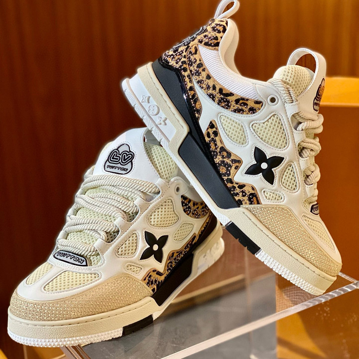 Louis Vuitton Shoes- Louis Vuitton Lou Skate Trainers Luxury Lifestyle Designer Footwear