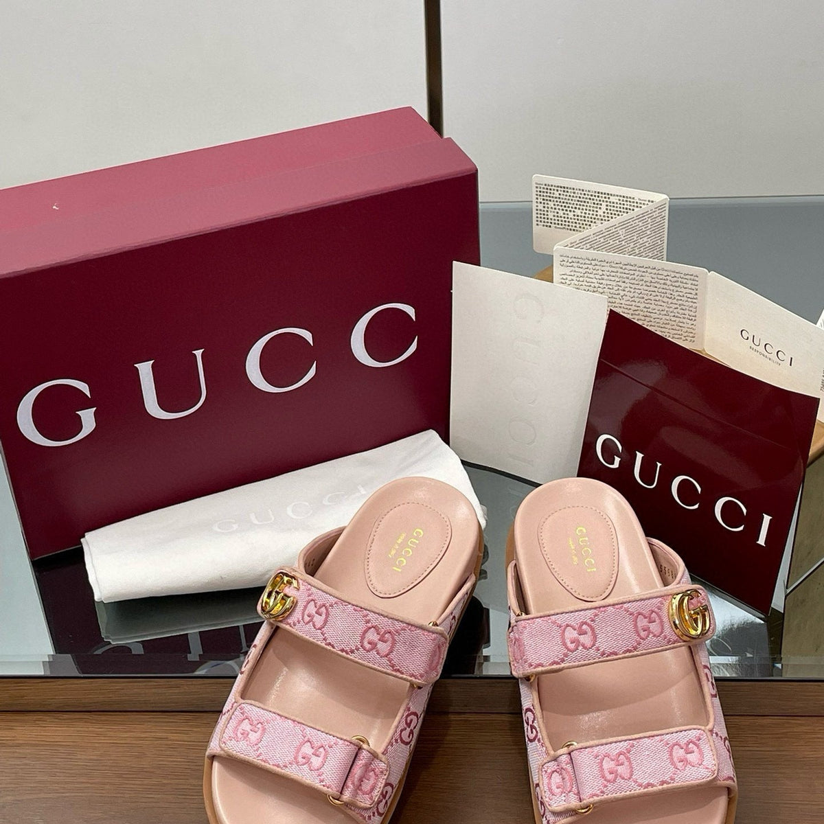 Gucci Shoes- Gucci Sandals Premium Designer Casual Shoes