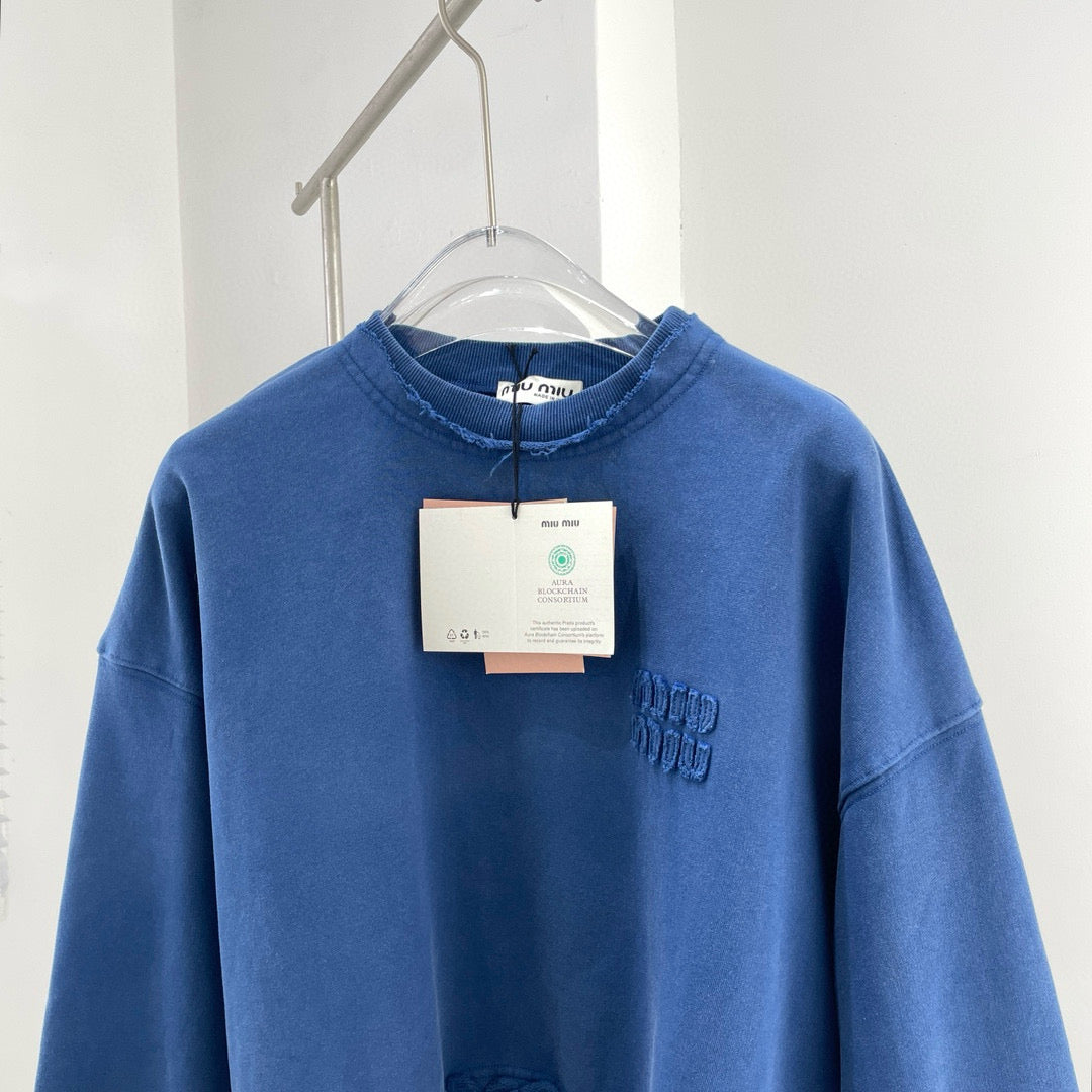 Hoodies- Miu M Sweatshirt Comfortable Luxury Streetwear Hoodie