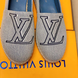 Close-up of Louis Vuitton shoes craftsmanship