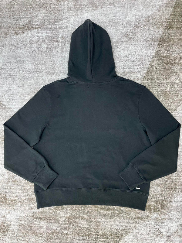 Close-up of Amiri hoodie craftsmanship
