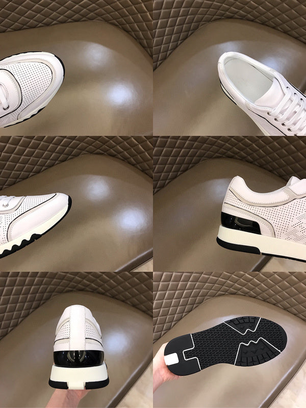 Hermès White Slip-On Sneakers - Lifestyle Styling Shot