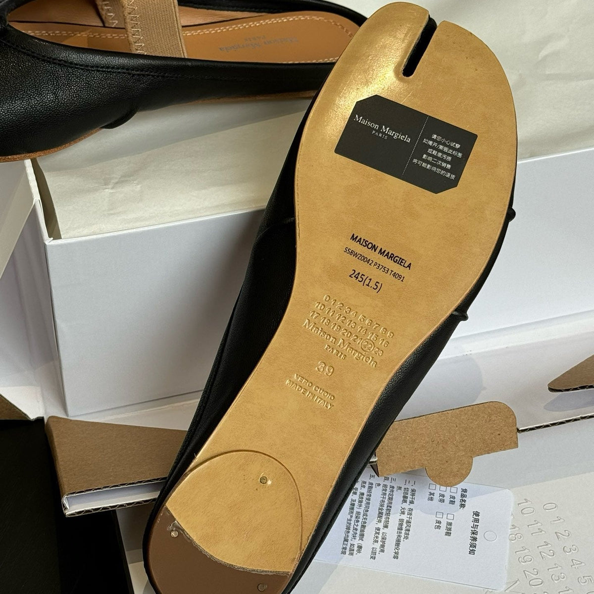 Shoes- Maison M Tabi Ballet Flats Luxury Lifestyle Designer Footwear