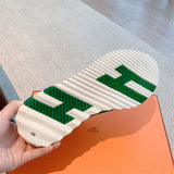 Hermes shoes Style 217 - logo and branding close-up