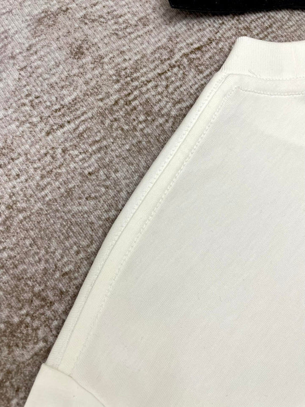 Close-up of Amiri t-shirt craftsmanship